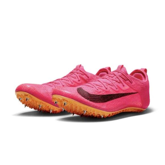 Nike Zoom Superfly Elite Sprinting Spikes Pink Mens Women's